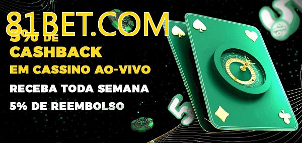 Promoções do cassino ao Vivo 81BET.COM